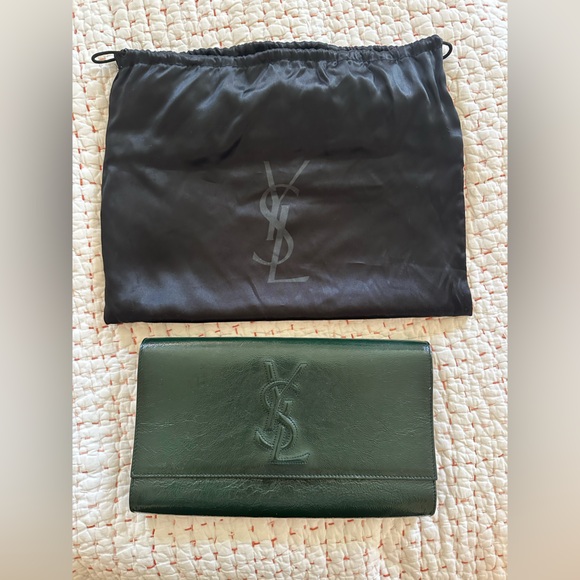 Yves Saint Laurent Handbags - Yves Saint Laurent YSL Monogram Clutch